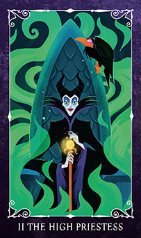 Intuitively Chosen Disney Villains Tarot Card Book Mark